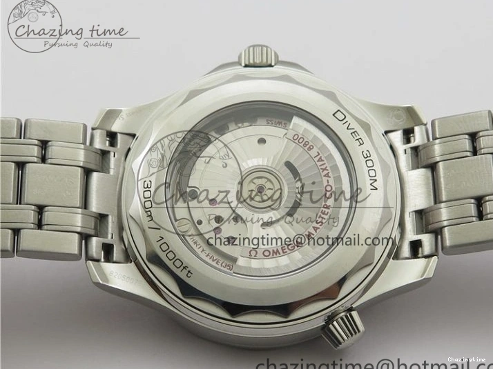 0324 Seamaster Diver 300M ORF 1:1 Best Edition Blue Ceramic Gray Dial on SS Bracelet A HighQuality 7867